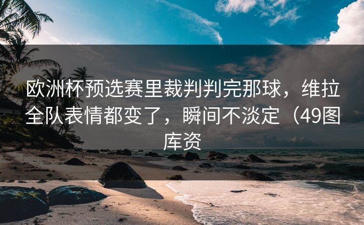 欧洲杯预选赛里裁判判完那球,维拉全队表情都变了,瞬间不淡定(49图库资 欧洲杯预选赛里裁判判完那球,维拉全队表情都变了,瞬间不淡定(49图库资